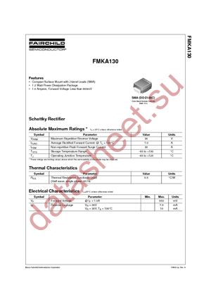 FMKA130 datasheet  